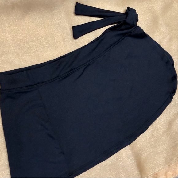 “Sarong” Swimsuit Wrap Soft Poly/Spandex ~Black - Picture 5 of 8